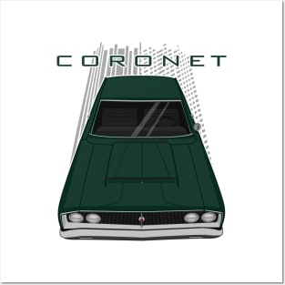 Dodge Coronet 1968 - dark green Posters and Art